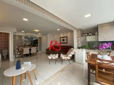 Apartamento com 3 Quartos à venda, 100m² no José Menino, Santos