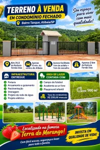 Lote/Terreno à venda, 500m² no Jardim Brasil, Atibaia