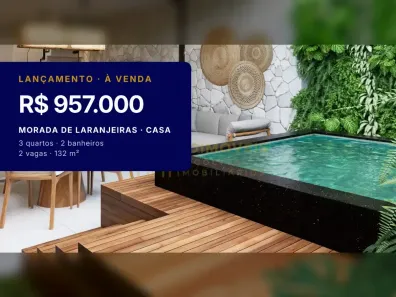 Casa com 3 Quartos à venda, 132m² no Morada de Laranjeiras, Serra