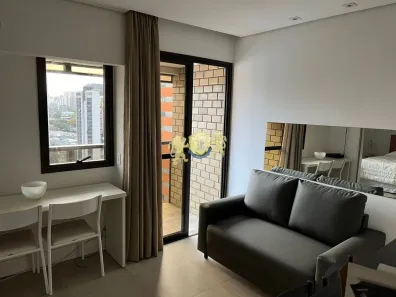 Flat com 1 Quarto para alugar, 32m² no Moema, São Paulo