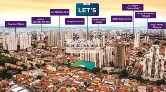 Apartamento com 2 Quartos à venda, 37m² no Mooca, São Paulo