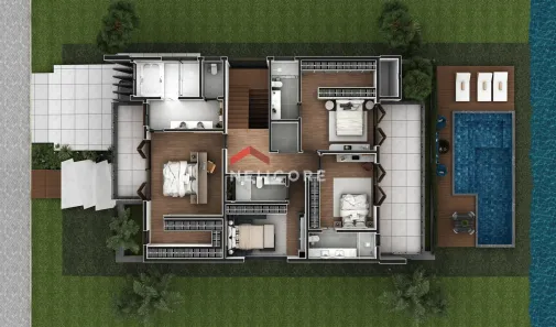 Casa de Condomínio com 5 Quartos à venda, 423m² no , Torres