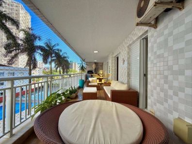 Apartamento com 3 Quartos à venda, 118m² no Vila Alzira, Guarujá