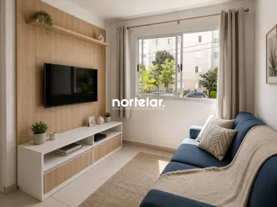 Apartamento com 2 Quartos à venda, 44m² no Parque Nações Unidas, São Paulo