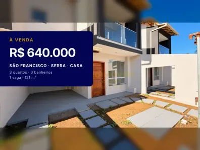 Casa com 3 Quartos à venda, 121m² no São Francisco, Serra