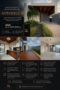 Casa com 3 Quartos à venda, 183m² no Alphaville Campo Grande 3, Campo Grande