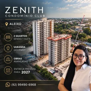 Apartamento com 2 Quartos à venda, 48m² no Aleixo, Manaus