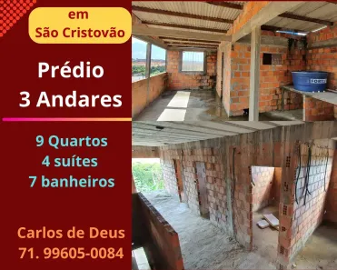 Prédio Residencial com 9 Quartos à venda, 225m² no São Cristóvão, Salvador