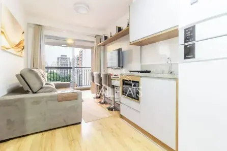 Apartamento com 1 Quarto para alugar, 40m² no Indianópolis, São Paulo