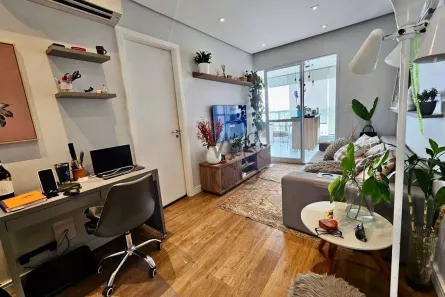 Apartamento com 1 Quarto para alugar, 44m² no Brooklin Paulista, São Paulo