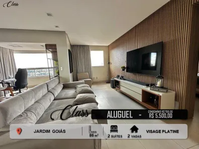 Apartamento com 2 Quartos para alugar, 86m² no Jardim Goiás, Goiânia