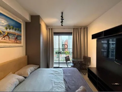 Apartamento com 1 Quarto para alugar, 25m² no Brooklin Paulista, São Paulo