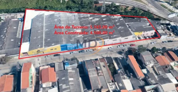 Galpão/Depósito/Armazém à venda, 3000m² no Jardim Sônia Maria, Mauá