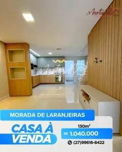 Sobrado com 3 Quartos à venda, 130m² no Morada de Laranjeiras, Serra