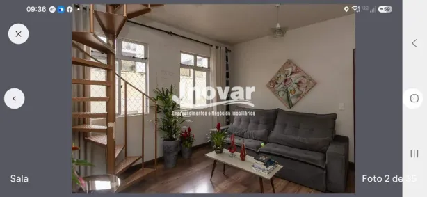 Cobertura com 3 Quartos para alugar, 140m² no Santa Amélia, Belo Horizonte
