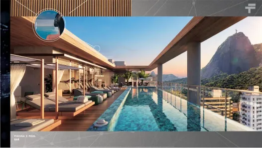Apartamento com 1 Quarto à venda, 66m² no Humaitá, Rio de Janeiro