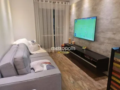 Apartamento com 2 Quartos para alugar, 75m² no Barcelona, São Caetano do Sul