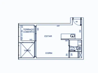 Apartamento com 1 Quarto à venda, 30m² no Cerqueira César, São Paulo