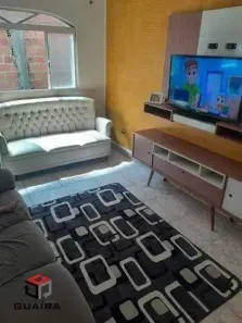 Sobrado com 3 Quartos à venda, 108m² no Jardim Teles de Menezes, Santo André