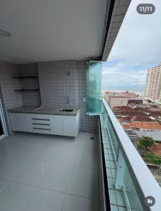 Apartamento com 2 Quartos para alugar, 100m² no Ocian, Praia Grande