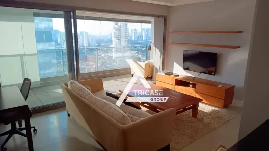 Apartamento com 1 Quarto para alugar, 84m² no Brooklin Paulista, São Paulo