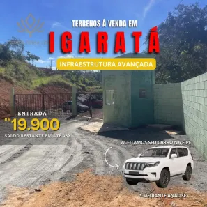 Lote/Terreno à venda, 600m² no Águas de Igaratá, Igaratá