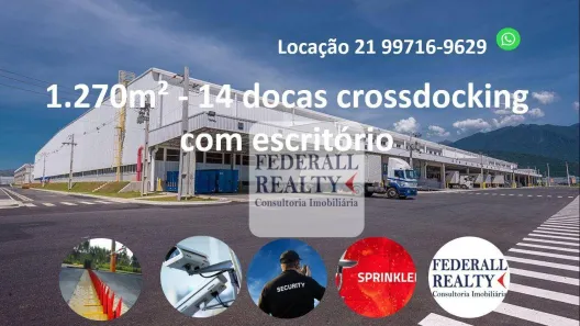 Galpão/Depósito/Armazém para alugar, 1316m² no Vila São Luís, Duque de Caxias