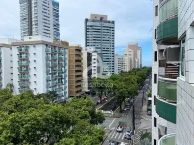 Apartamento com 3 Quartos para alugar, 138m² no Gonzaga, Santos