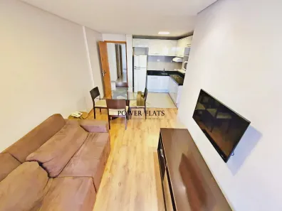 Flat com 1 Quarto para alugar, 40m² no Pinheiros, São Paulo