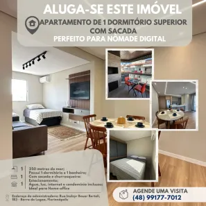 Apartamento com 1 Quarto para alugar, 72m² no Barra da Lagoa, Florianópolis