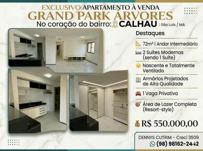 Apartamento com 2 Quartos à venda, 72m² no Calhau, São Luís