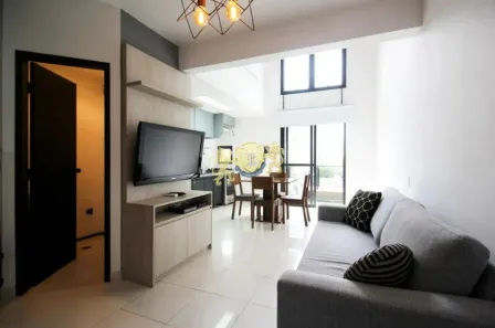 Flat com 1 Quarto para alugar, 52m² no Moema, São Paulo