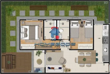 Apartamento com 2 Quartos à venda, 55m² no Jardim Itatiaia, Campinas