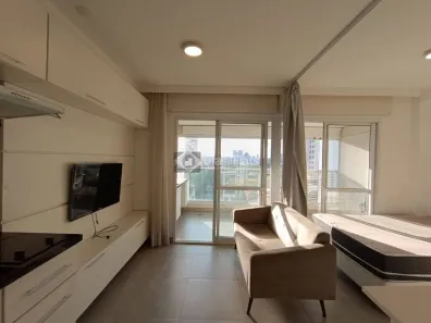 Apartamento com 1 Quarto para alugar, 33m² no Santo Amaro, São Paulo