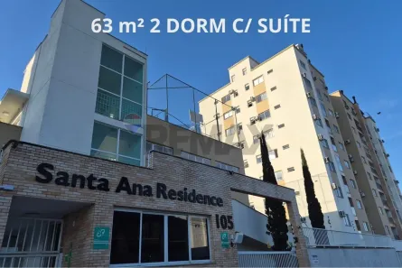 Apartamento com 2 Quartos à venda, 63m² no Caminho Novo, Palhoça