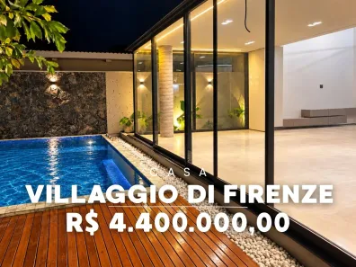 Casa de Condomínio com 4 Quartos à venda, 409m² no Villaggio Di Firenze, Franca