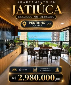 Apartamento com 4 Quartos à venda, 211m² no Jatiúca, Maceió