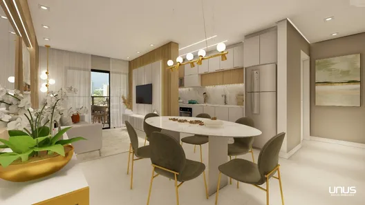 Apartamento com 2 Quartos à venda, 90m² no Barreiros, São José