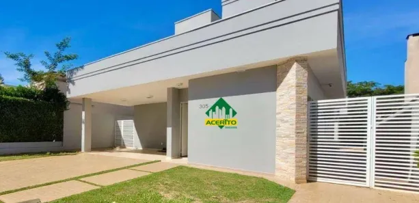 Casa de Condomínio com 3 Quartos para venda ou aluguel, 223m² no Chácaras Arco-Íris, Araçatuba