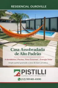 Casa com 4 Quartos à venda, 150m² no Residencial Ouroville, Taubaté