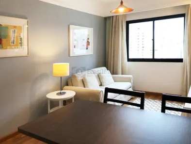 Flat com 1 Quarto para alugar, 36m² no Moema, São Paulo