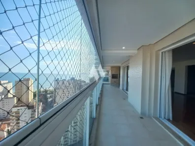 Apartamento com 3 Quartos para alugar, 198m² no Embaré, Santos
