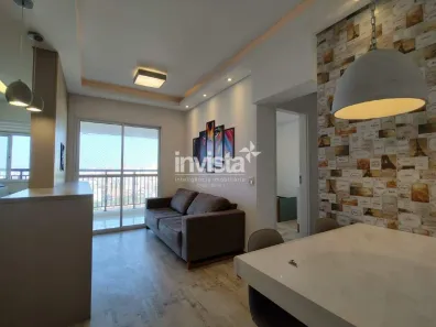 Apartamento com 2 Quartos para alugar, 63m² no Marapé, Santos