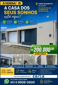 Casa com 3 Quartos à venda, 130m² no , Canto do Buriti