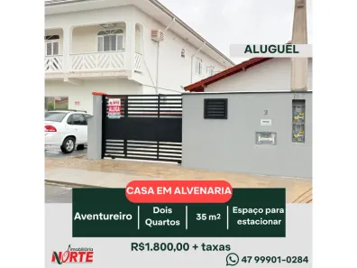 Imóvel Comercial com 2 Quartos para alugar, 35m² no Aventureiro, Joinville