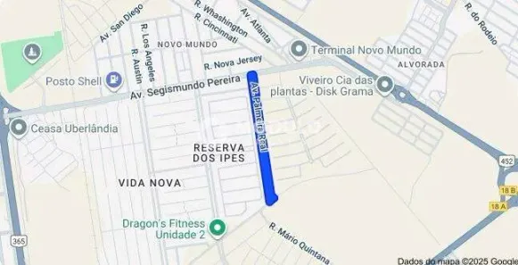 Lote/Terreno à venda, 360m² no Novo Mundo, Uberlândia