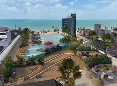 Flat com 1 Quarto à venda, 25m² no Cabo Branco, João Pessoa