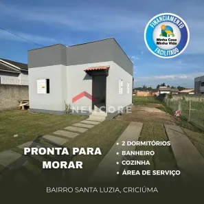 Casa com 2 Quartos à venda, 50m² no São Sebastião, Criciúma