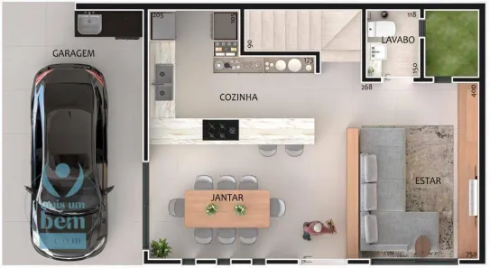 Sobrado com 3 Quartos à venda, 173m² no Bairro Alto, Curitiba