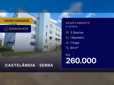 Apartamento com 3 Quartos à venda, 64m² no Castelândia, Serra
